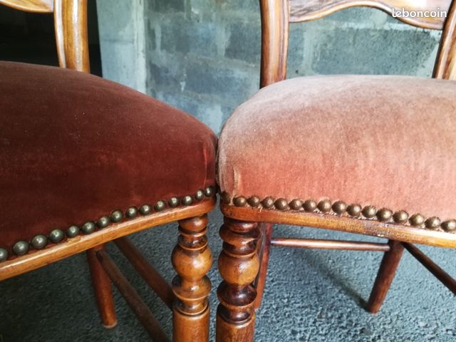 Chaise style Louis XV tapissées (image 2)