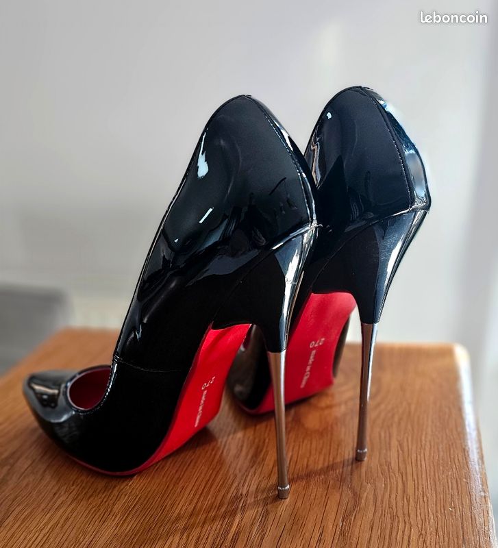 Chaussures à Talons Hauts & Other Stories Noir Et Rouge - Taille UK 5 (pointure Ouverte) - Neuf Sans Emballage
