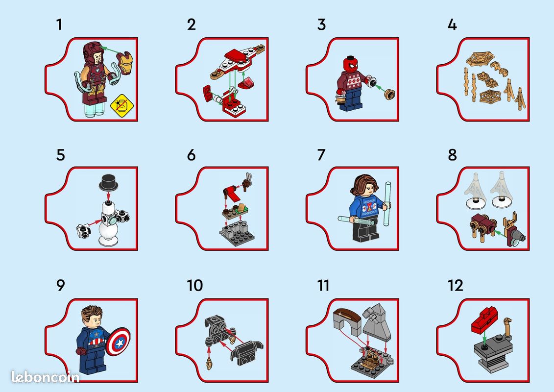 Calendrier LEGO Avengers (de l’Avent) 76267 (image 11)