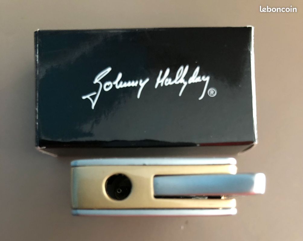 Briquet Métal JOHNNY HALLYDAY