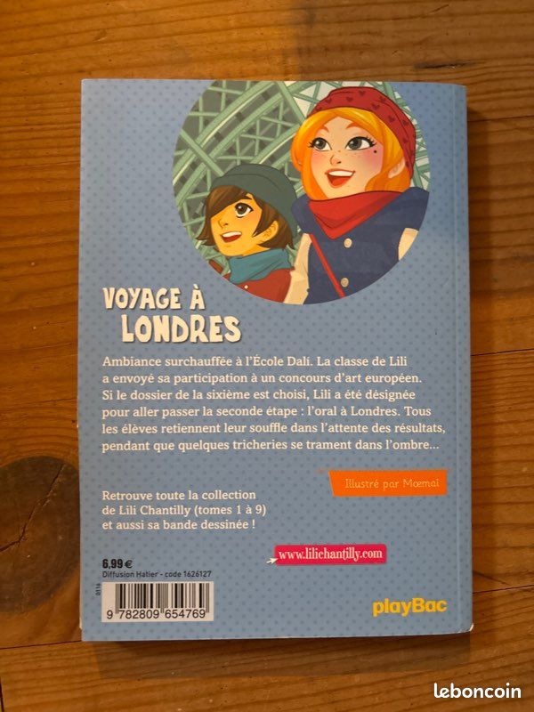 Livre voyage à Londres Lili chantilly (image 3)