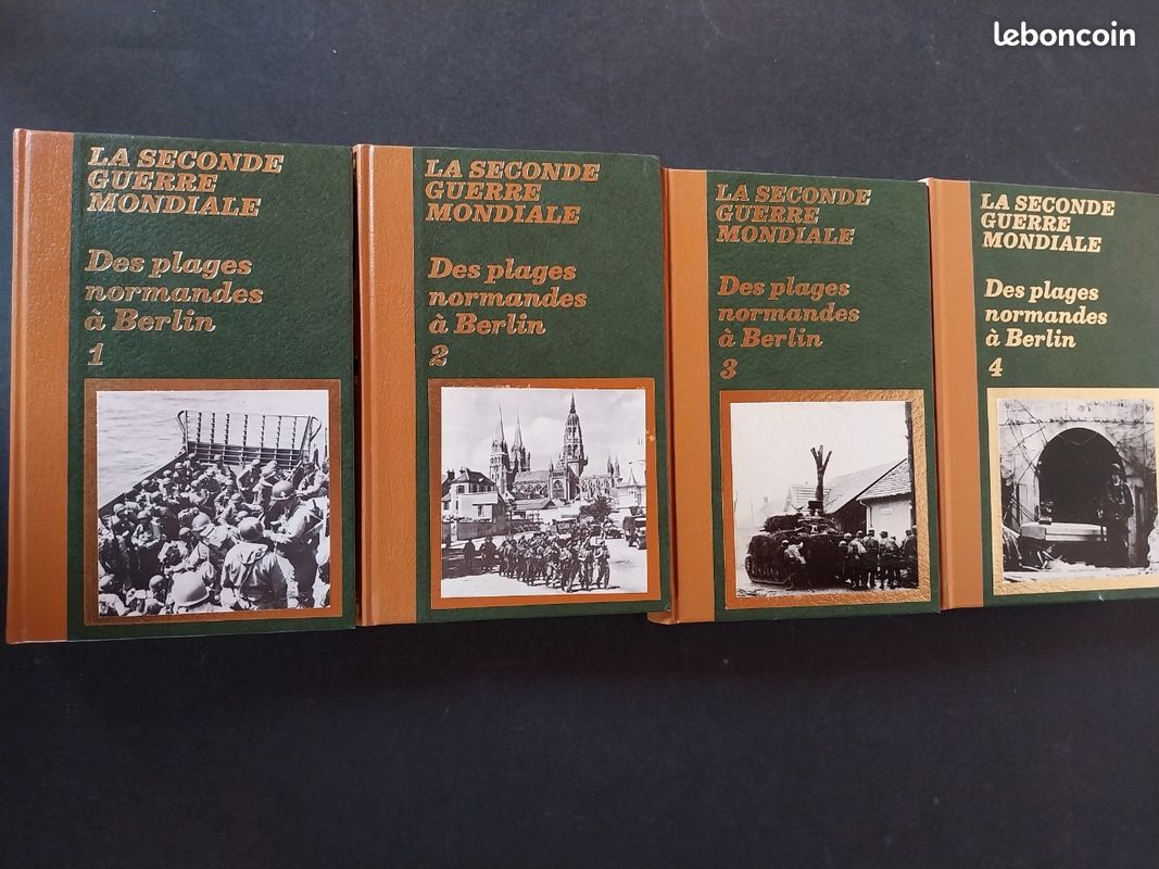 LOT de 4 livres - LA SECONDE GUERRE MONDIALE - 1980 (image 1)
