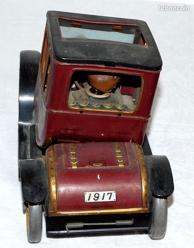 Jouet Ancien : Voiture Renault Coupé 1900 Par A. Tassin Paris - Année 1950