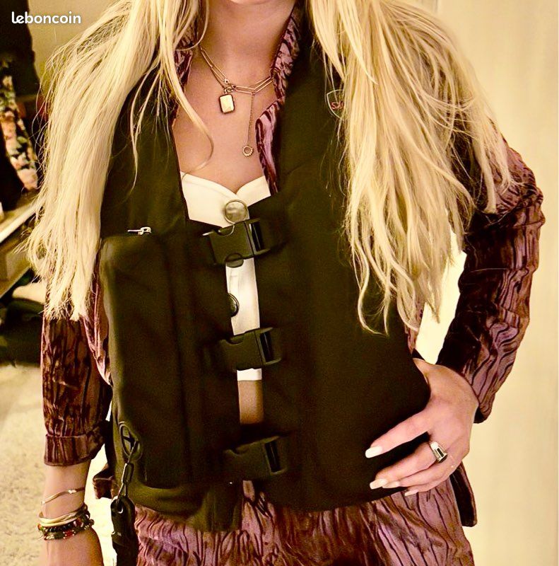 Gilet Airbag équitation SPARK Hippodrome - Noir - Protection Mixte - Neuf - Taille Unique