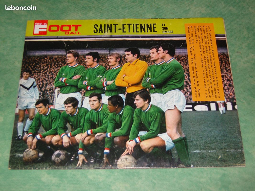 Revue Miroir Du Football N°344 - Spécial AS Saint-Étienne, L'épopée 1976 (1979)