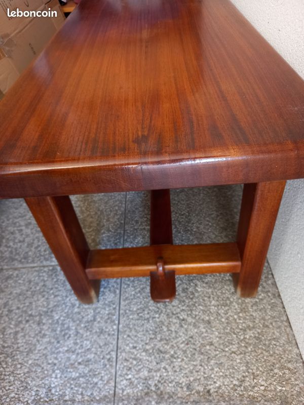 Table basse bois massif (image 1)