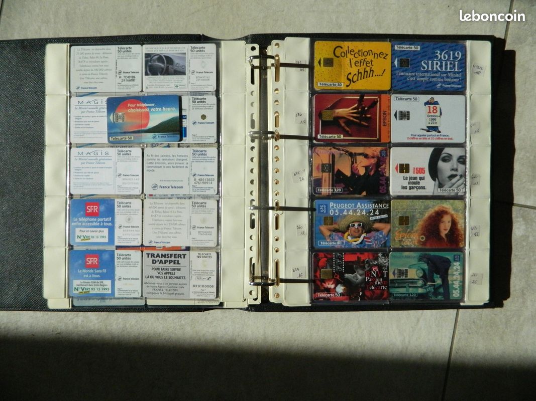 Lot de 120 cartes téléphoniques anciennes (image 3)