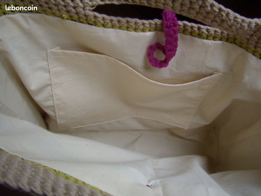 Sac à main chic, Boho, petit sac crocheté main , (image 2)