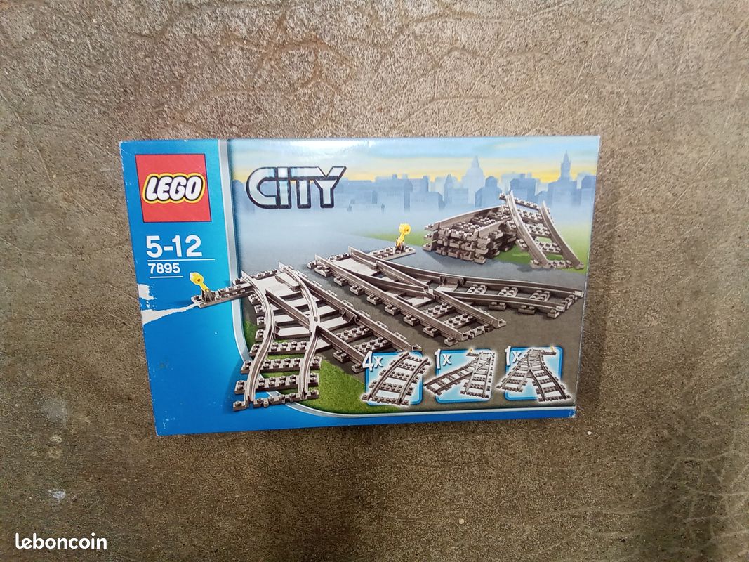 Pack aiguillages LEGO CITY (référence 7895) Jeux Jouets