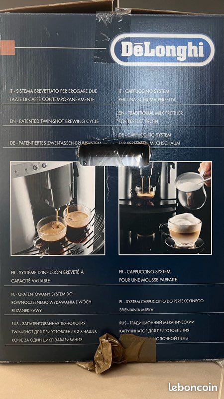 Machine à café automatique DeLonghi – Neuve, jamais