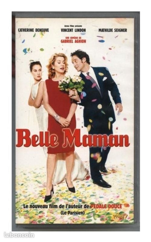 Cassette vidéo / K7 VHS *Belle Maman de Gabriel Aghion avec Catherine Deneuve, Vincent Lindon, Stephane Audran, Line Renaud [DON] (image 1)