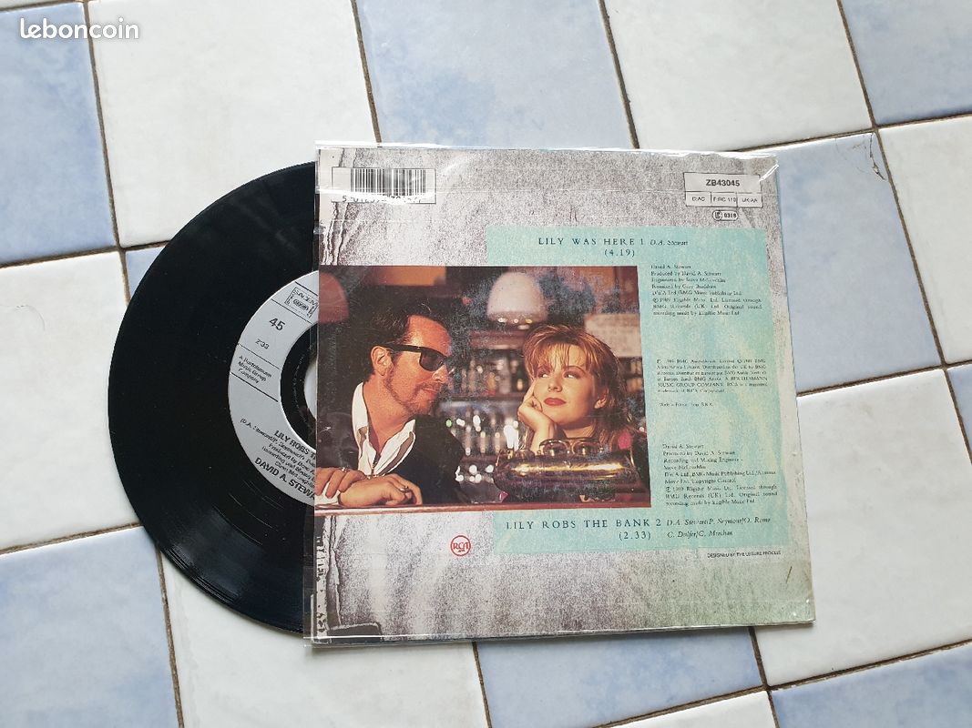 Dave STEWART & Candy Dulfer - Lili was here 45 tours rare (image 2)