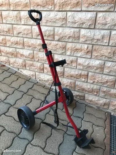 Chariot de golf pliable métal (image 1)