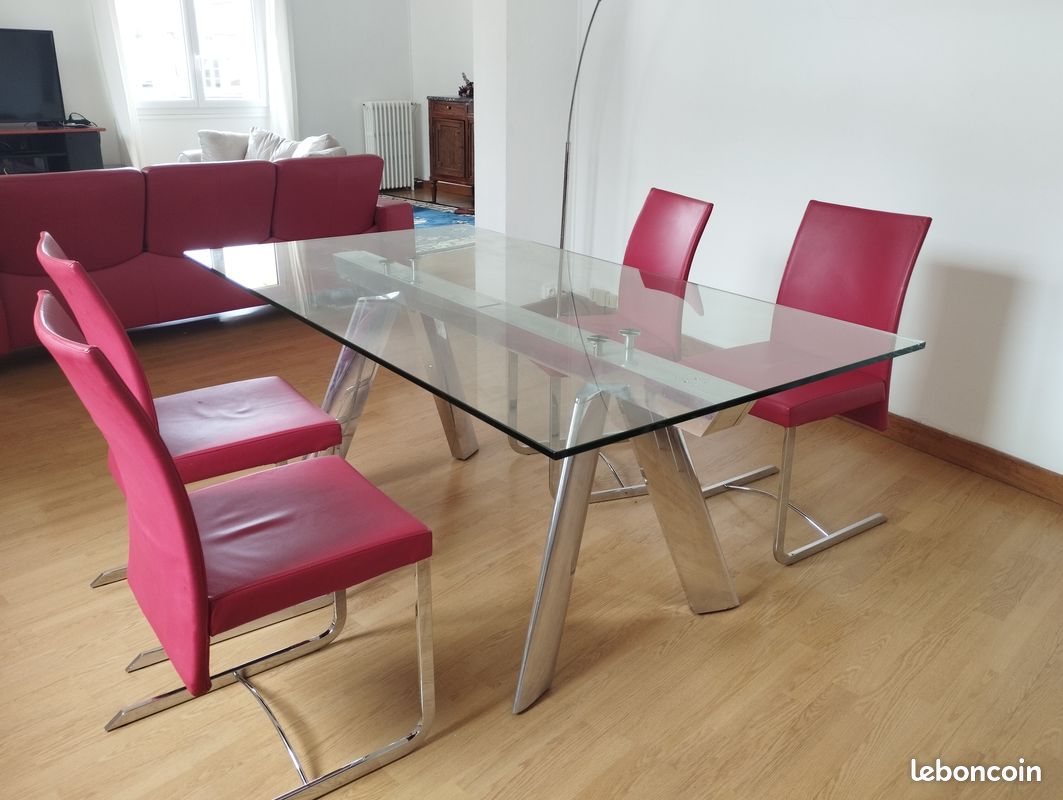 Grande table en verre (image 3)