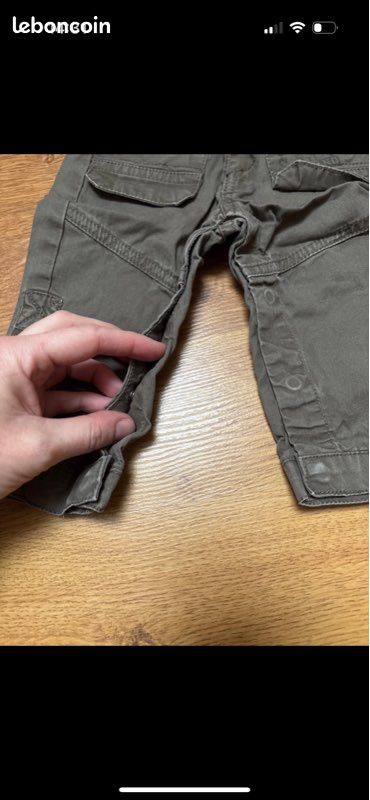 Ensemble veste à capuche/ chemise manche longue/ pantalon kitchoun bébé garçon 6 mois (image 8)