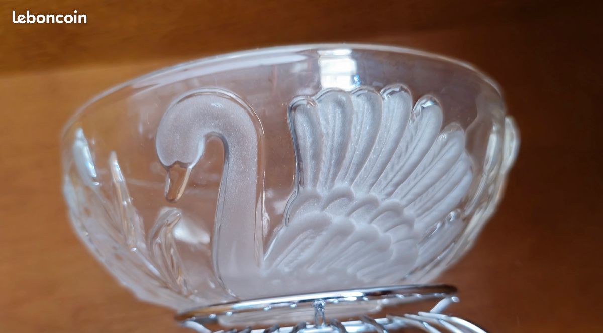 Bonbonnière sucrier en cristal - Décoration