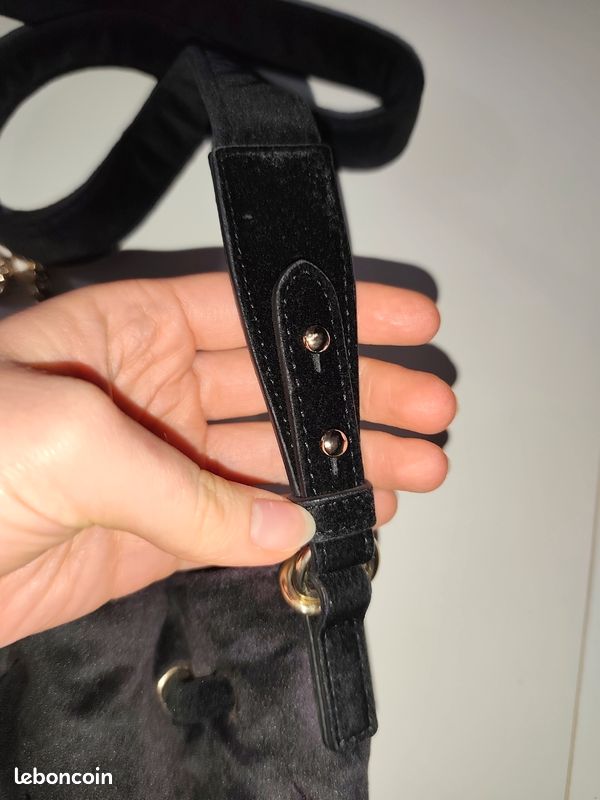 Petit sac à main noir Lancaster (image 6)