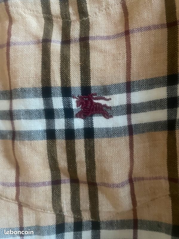 Chemise Burberry Homme en Lin (image 4)