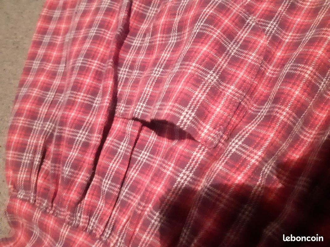 Petite robe 3ans mauve rose vert baudets (image 4)