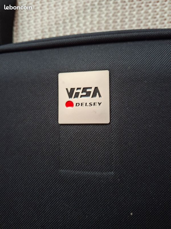 Sacoche / vanity bandoulliere noir DELSEY (image 3)