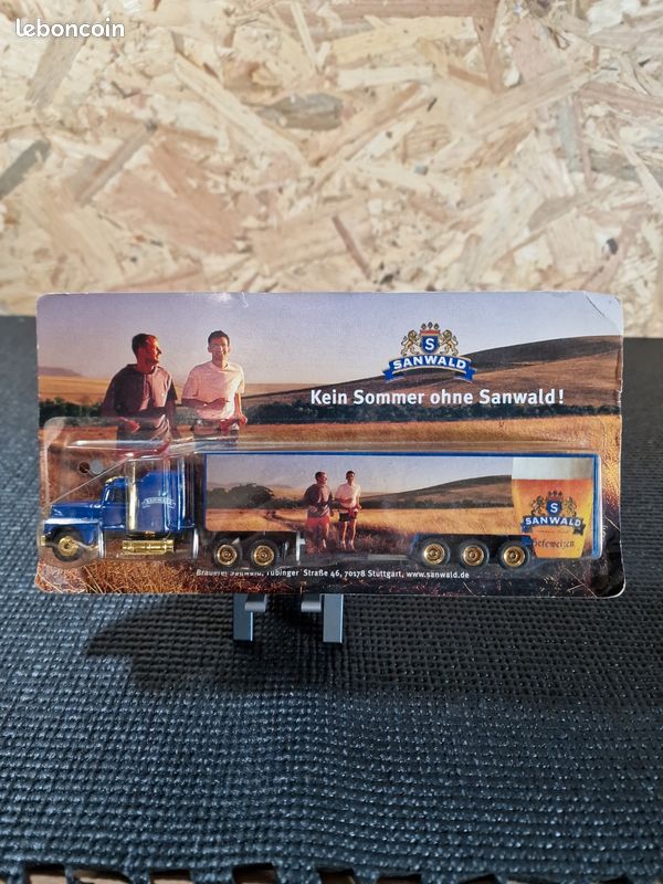 Camion Publicitaire HO 1/87 Kulmbacher - Modèle Réduit Métal/plastique, Occasion En Très Bon état