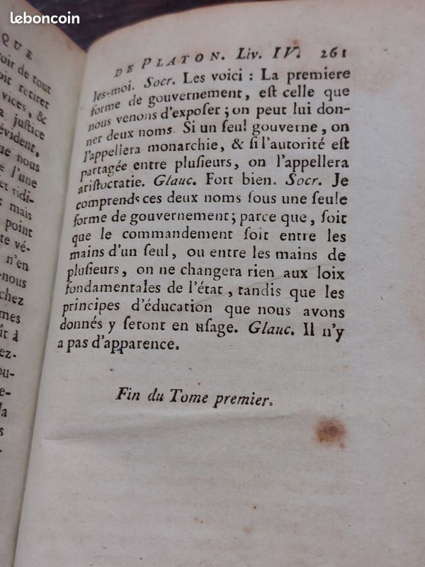 La République de Platon 1794 (image 6)