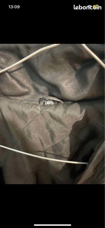 Veste en cuire taille 40 (image 2)