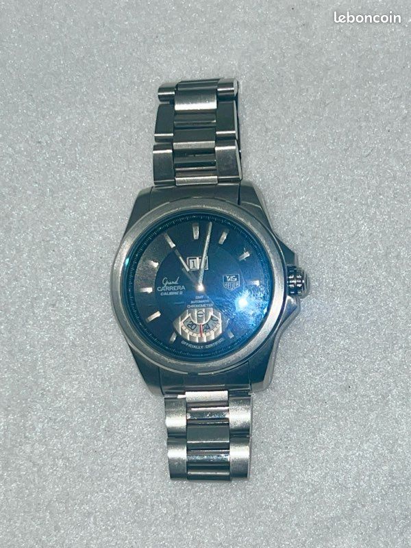1500 prix finale urgent vente Montre TAG Heuer Grand Carrera WAV5111.BA0901 automatique acier (image 3)