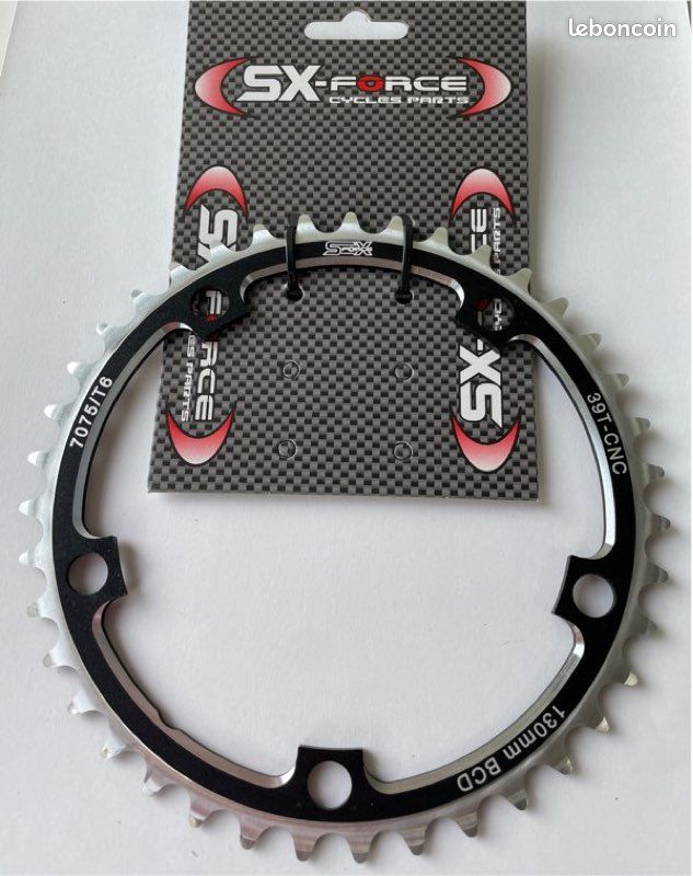 Plateau Acier Vintage NOS - 130 BCD, 42 Dents, 3/32 - Pour Vélo Touring Ou Quotidien