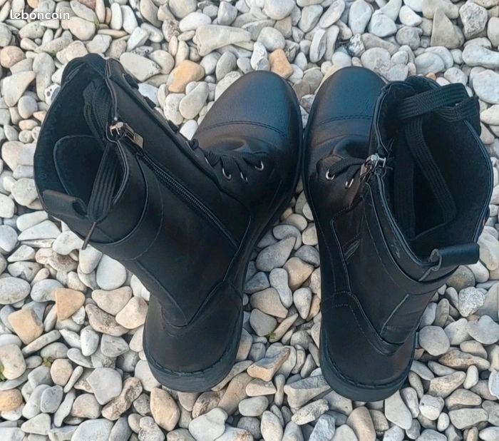 Bottines simili cuir taille 38 (image 4)