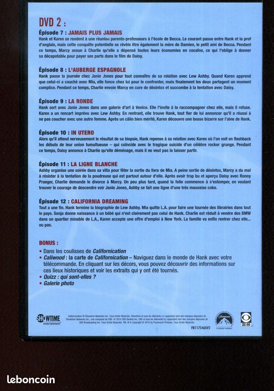 DVD Séries : Californication Intégrale Saison 2 (image 6)