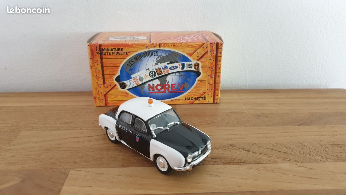NOREV HACHETTE 1/43 - Renault Dauphine 1962 Police EUR 14,00 - FR