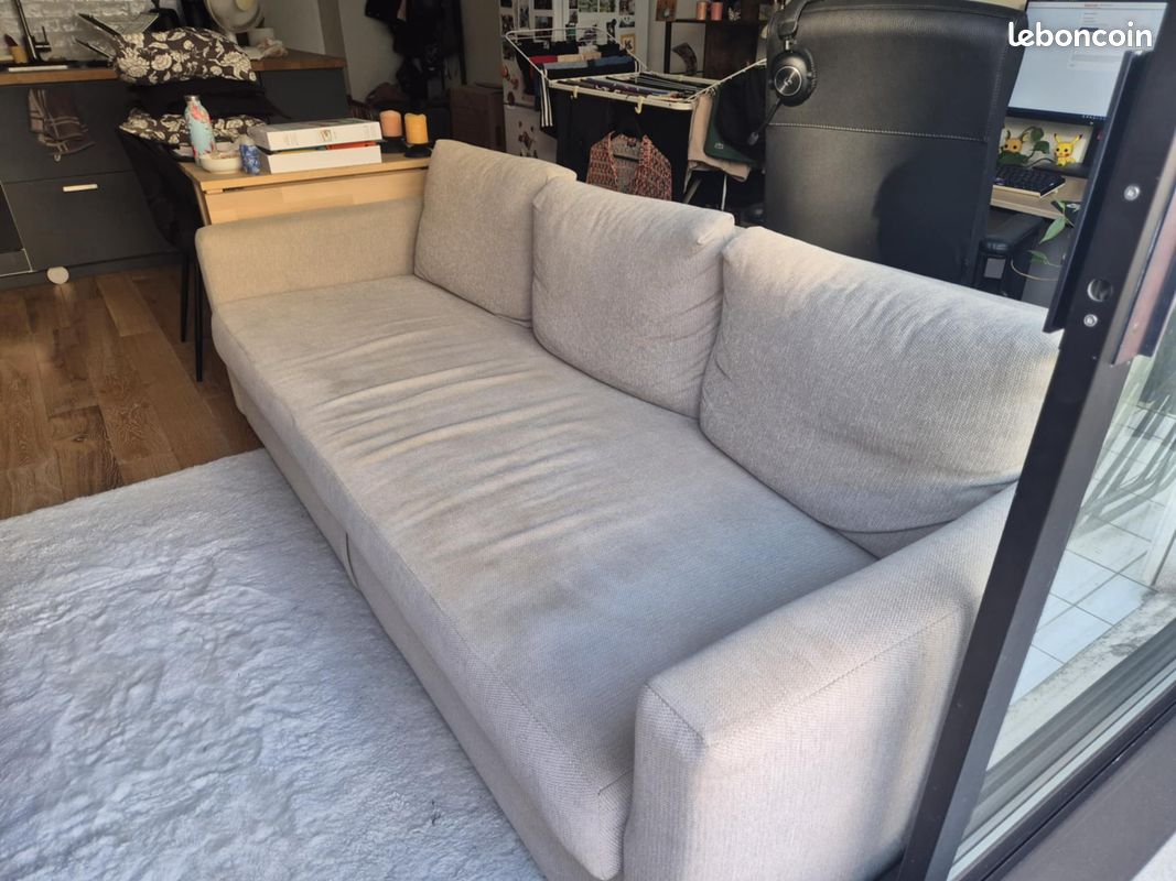 Canapé IKEA FRIHETEN convertible 3 places (image 1)