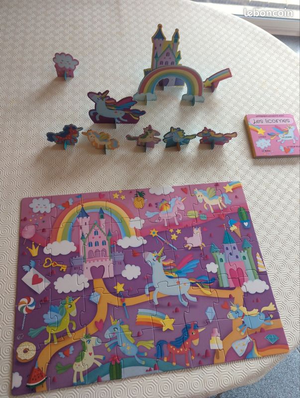 Les licornes livre, puzzle, figures (image 2)