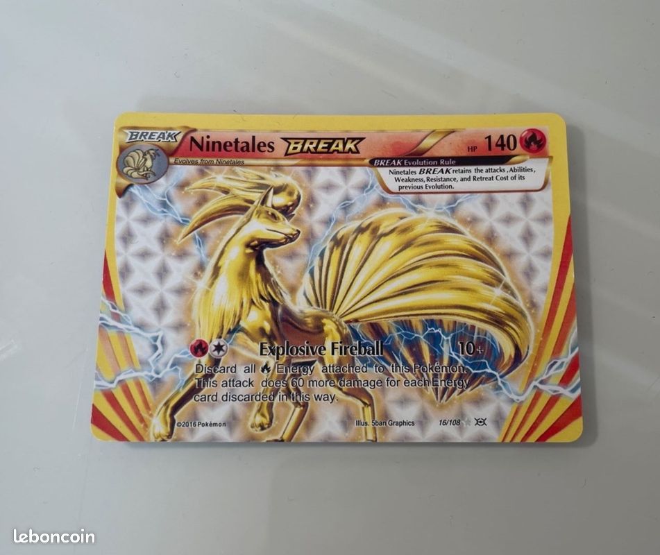 Carte Pokmon : Ninetales BREAK - Collection