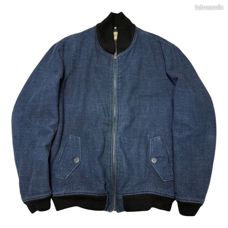 Bomber Homme Levi'S Bleu Denim Excellent état Regular Normal Uni Casual (image 1)