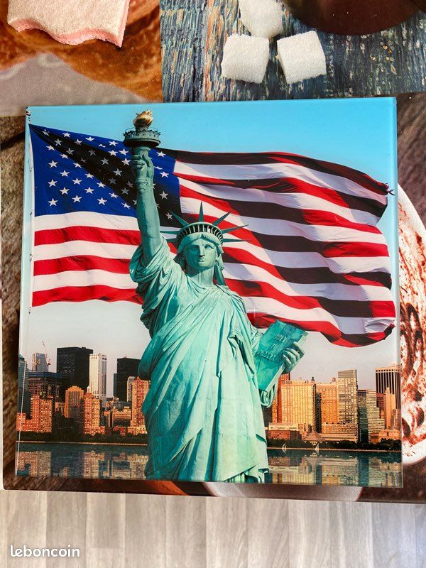 Tableau carré Vitre usa (image 1)