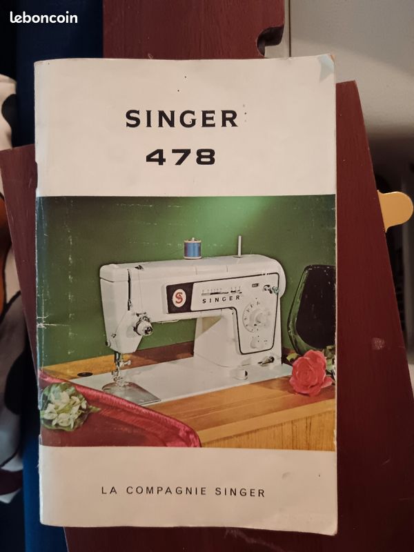 Machine à coudre singer 478 en parfait état de fonctionnement ainsi que son meuble (image 5)