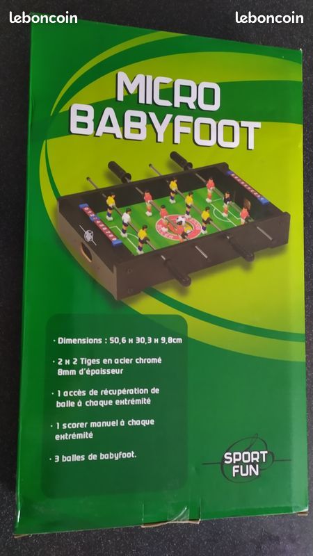 BABY FOOT Tout NEUF (image 1)