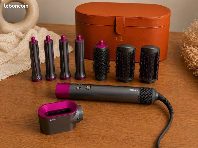 Dyson Airwrap Complete Long Gris/Fuchsia – Excellent état (image 1)