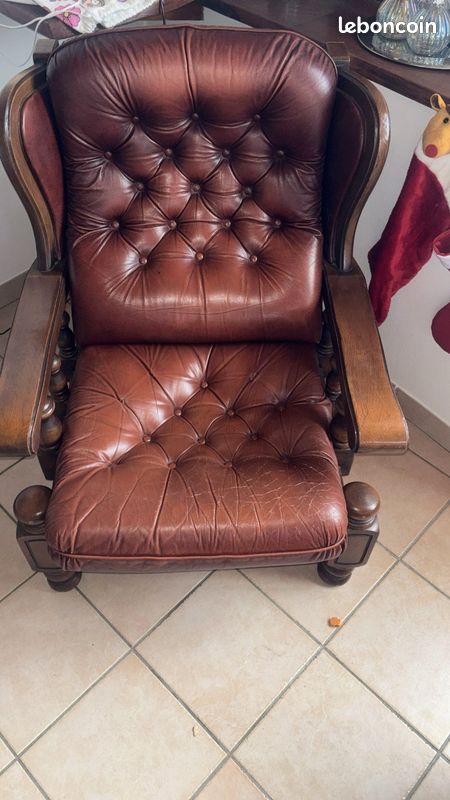 Canapé 3 places et 2 fauteuils (image 2)