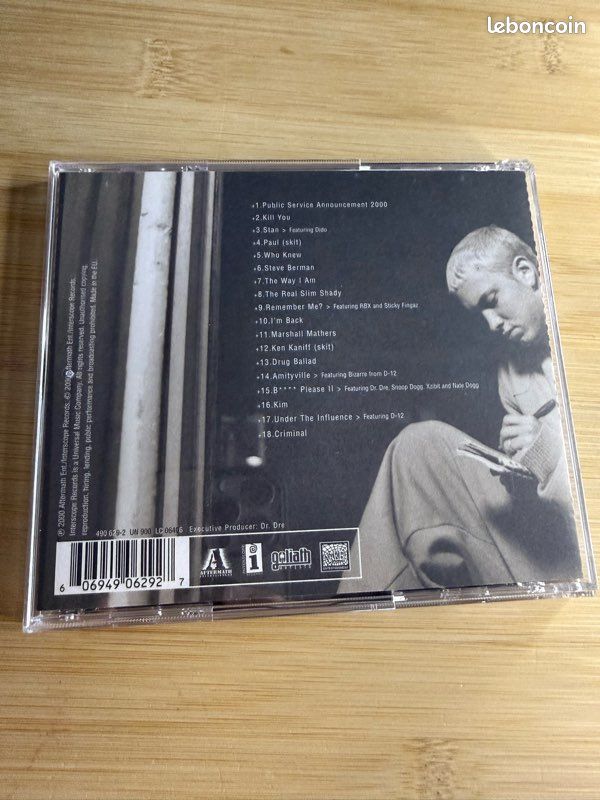 CD Eminem The Marshall Mathers LP (image 2)