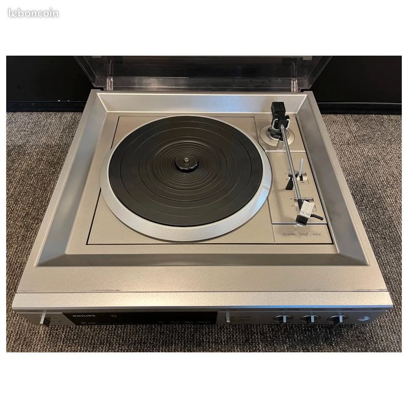 Tourne disque vinyle Philips D5520 et enceinte - CD - Musique