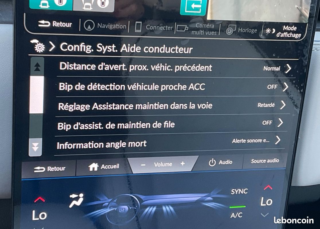 HONDA E:Ny1 BEV 205 82PPM 68KWH ADVANCE BVA - toit panoramique/sièges chauffants électriques/caméra 360 (image 12)