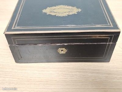 Boîte à Bijoux Vintage Pour Homme SWANK Napoléon Empereur – Écrin Noir Et Or, Occasion