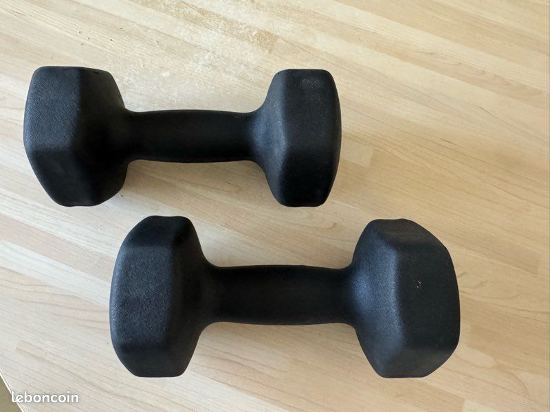 Lot de 2 haltères néoprène 6 kg - Sport & Plein air