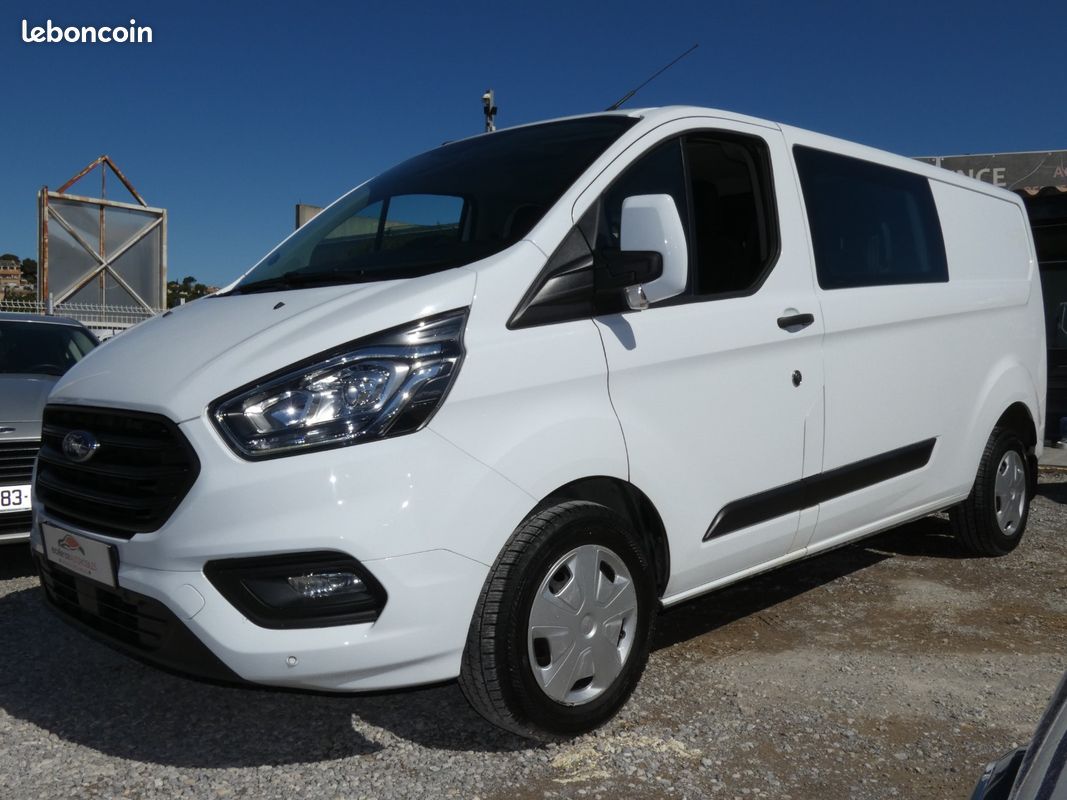 Ford transit custom cabine approfondie l2h1 2.0 ecoblue 130 trend business ( attelage ) tva recuperable (image 2)