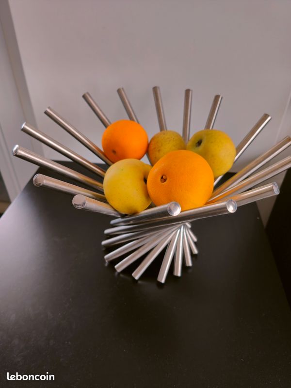 Corbeille à Fruits Design En Acier Inoxydable Argenté - Sans Marque