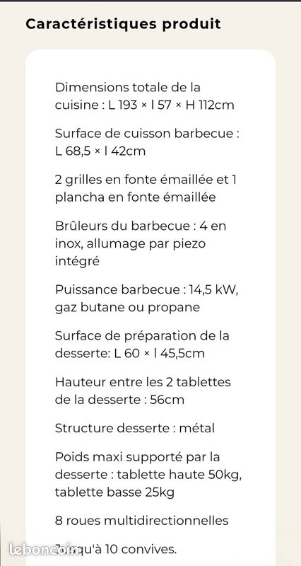 Barbecue au gaz (image 8)