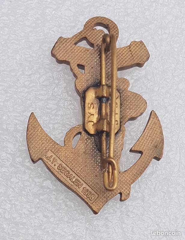 INSIGNE 1° BPC BATAILLON PARACHUTISTE de CHOC CNEC émail Drago G455